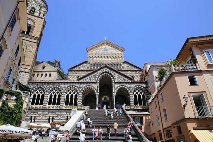 Cathedral of Amalfi in Italy