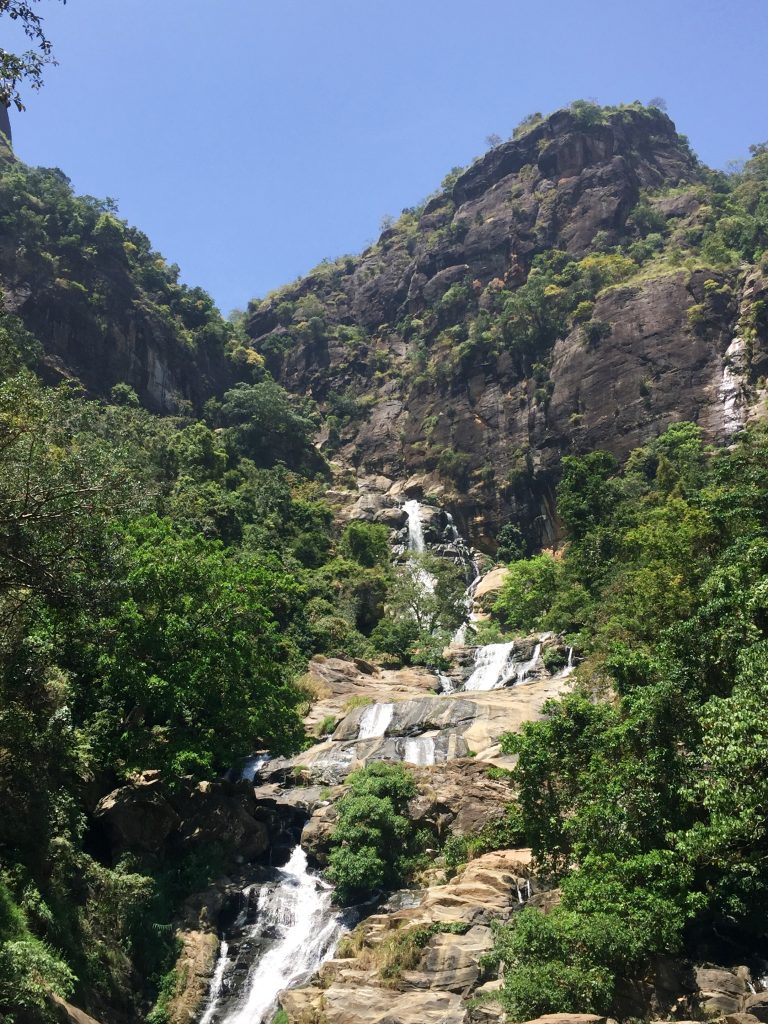Ravana Falls near Ella in Sri Lanka