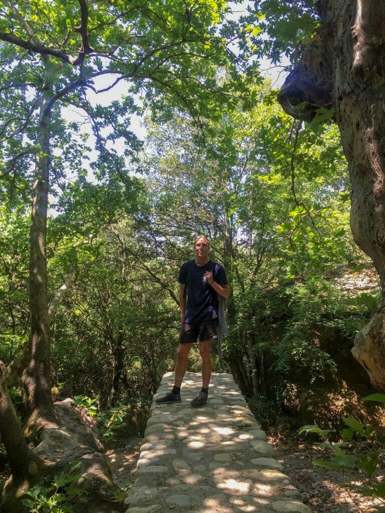 Hiking in Meteora Greece