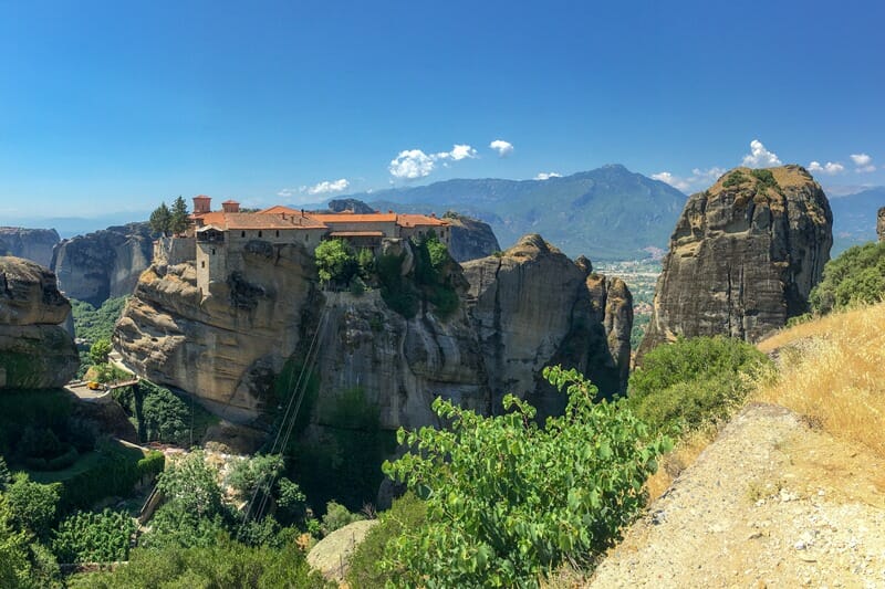 Monastery in Meteora Greece