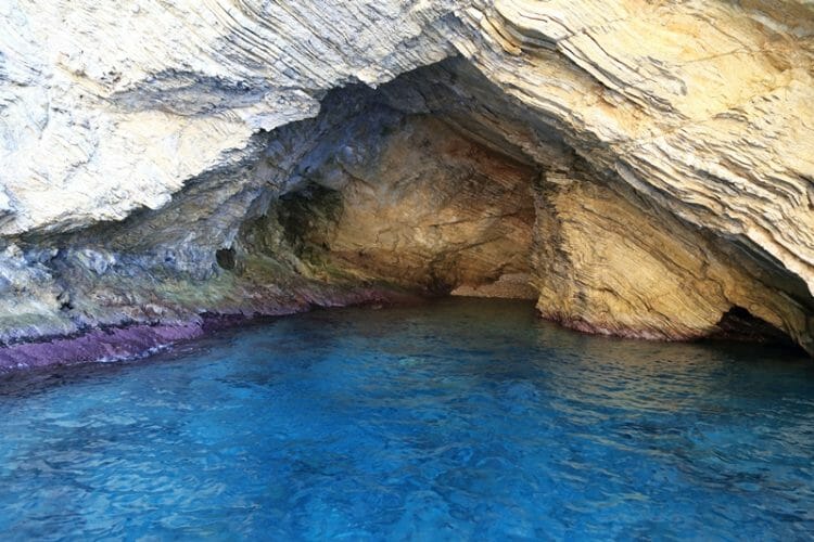 Blue Cave in Fethiye Turkey