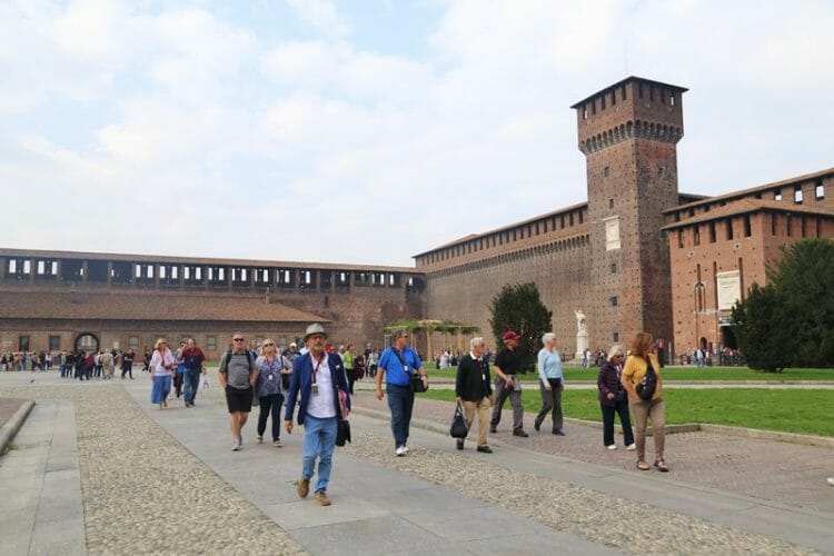 Castle Sforzesco in Milan Italy